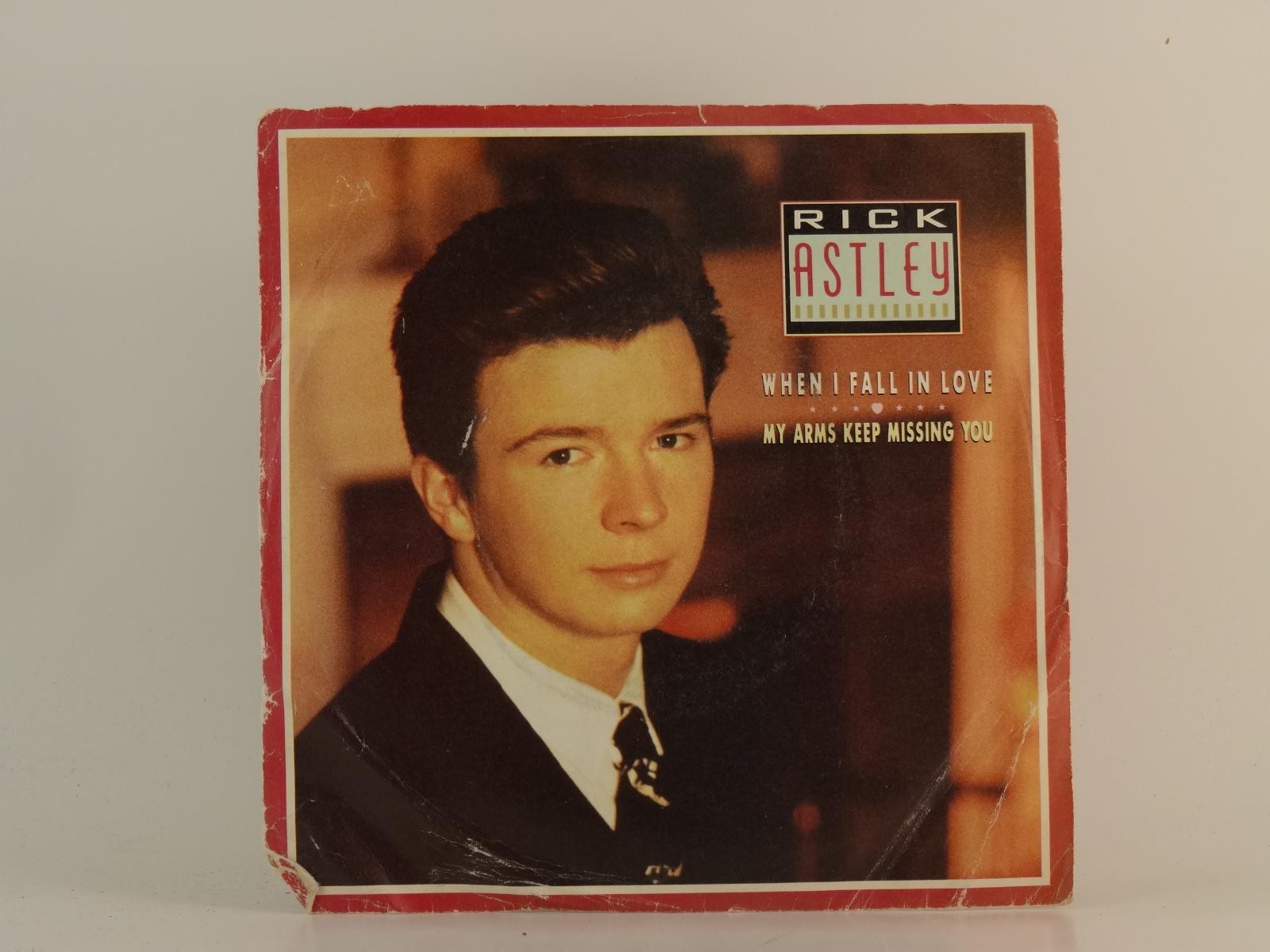 RICK ASTLEY WHEN I FALL IN LOVE (89) 2 Track 7" Single plus Picture Sleeve RCA R