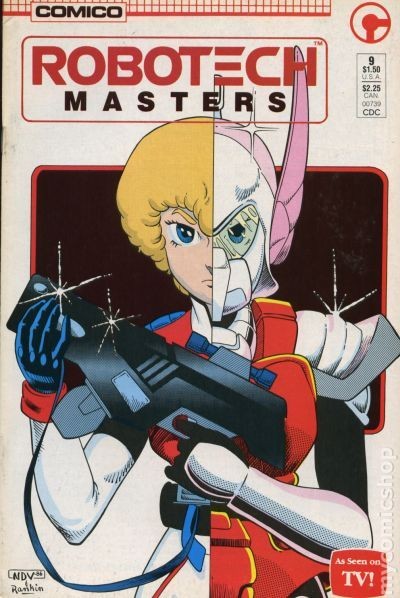 Robotech Masters #9 VG 1986 immagine stock basso grado