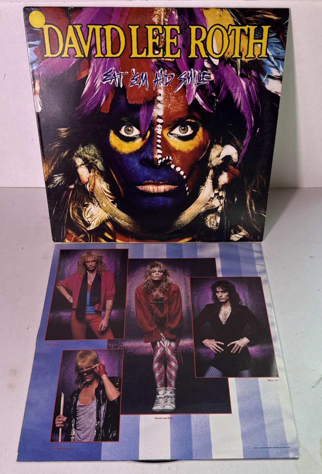 David Lee Roth 1988 Eat 'Em And Smile Vinyl LP Warner Brothers Records 1-25470