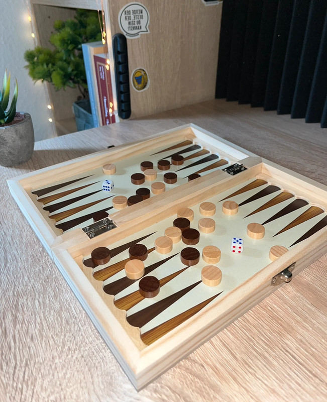 Kleine Box, große Spielmomente 3in1 Holzspiel für gemeinsame Zeit / 24 Zentimeter