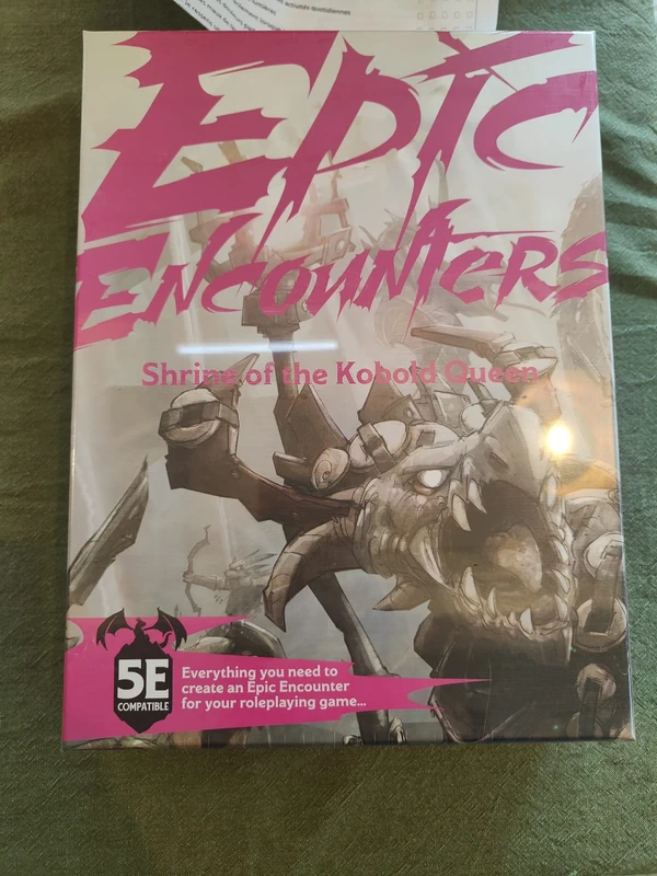Epic Encounters - Shrine of the Kobold Queen - Dungeons & Dragons Miniatures