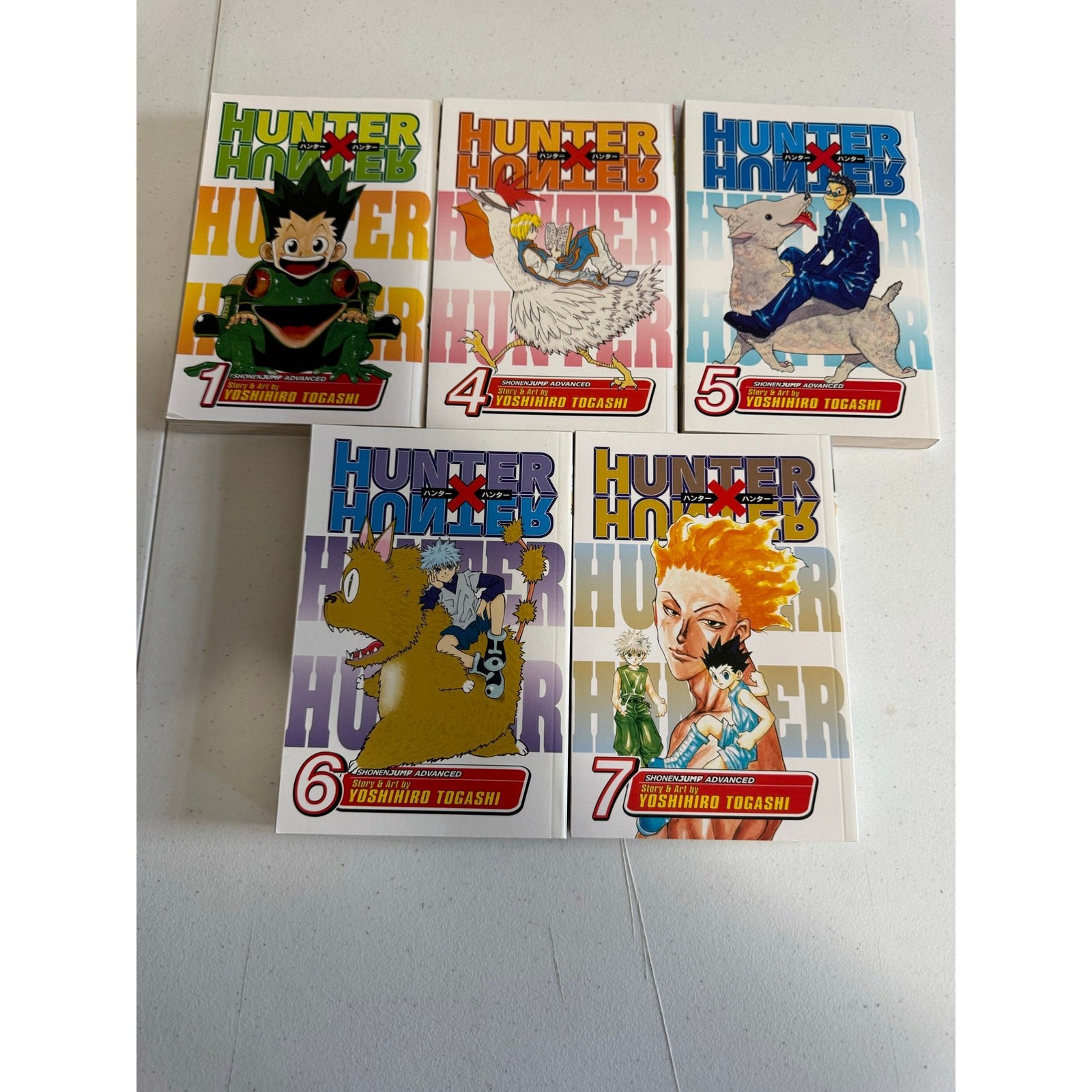 Shonen Jump Anime Hunter Hunter #1,4,5,6,7 2015-2018 manga