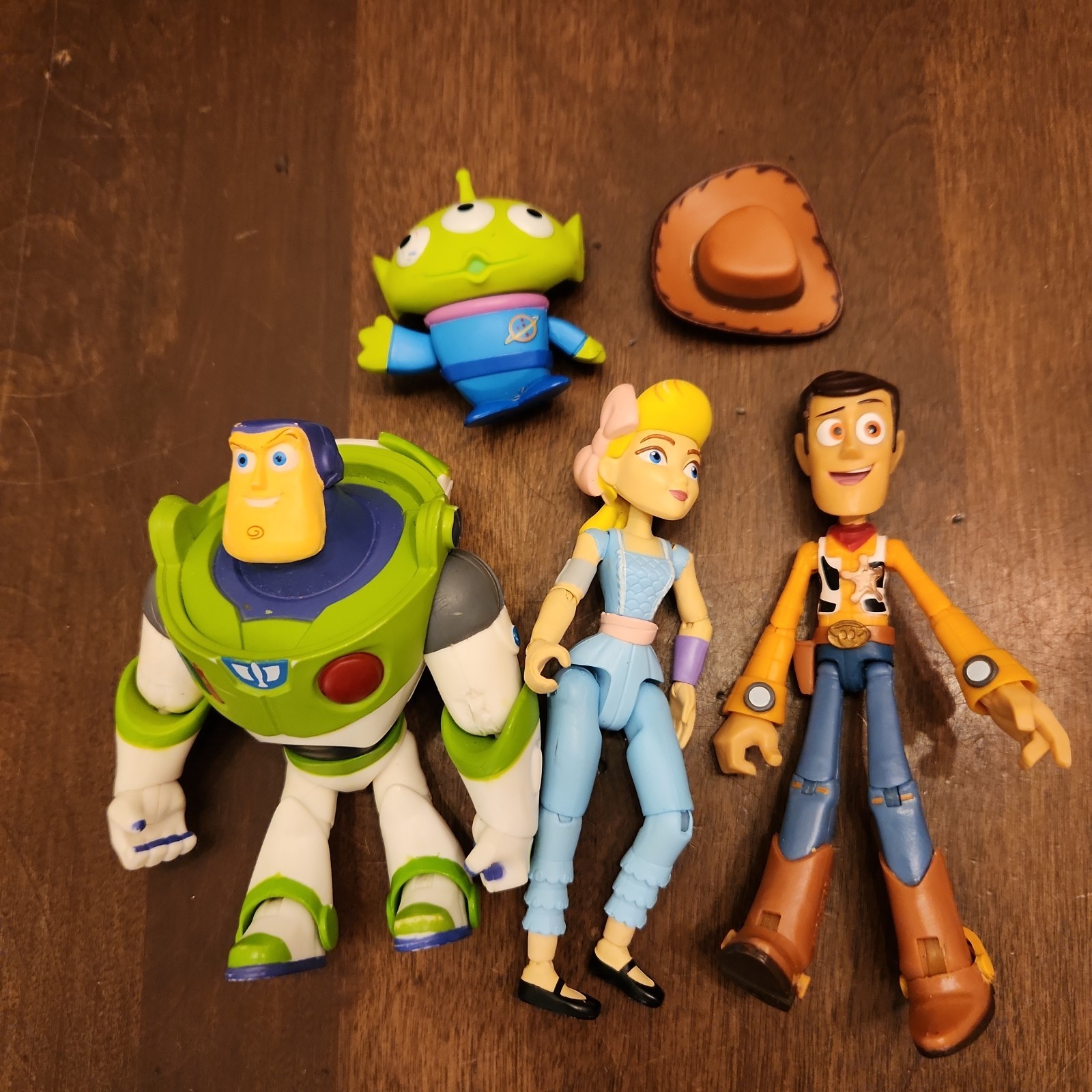 Lotto Figurine Disney Pixar Toybox Toy Story Bo Peep Woody Buzz Alien Articolate 