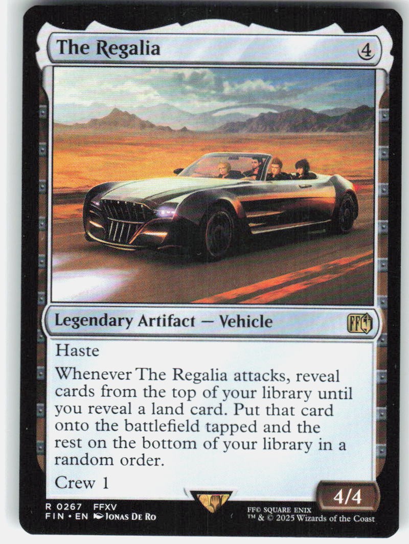 The Regalia 267 Rara FINAL FANTASY Magic: The Gathering Near Mint