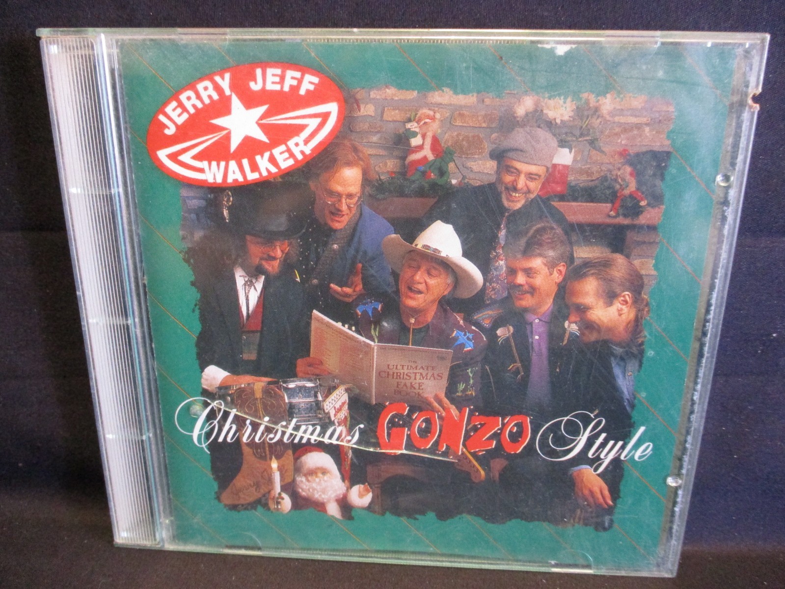 Jerry Jeff Walker Christmas Gonzo Style 1994 CD, VG++ Frosty The Snowman Santa