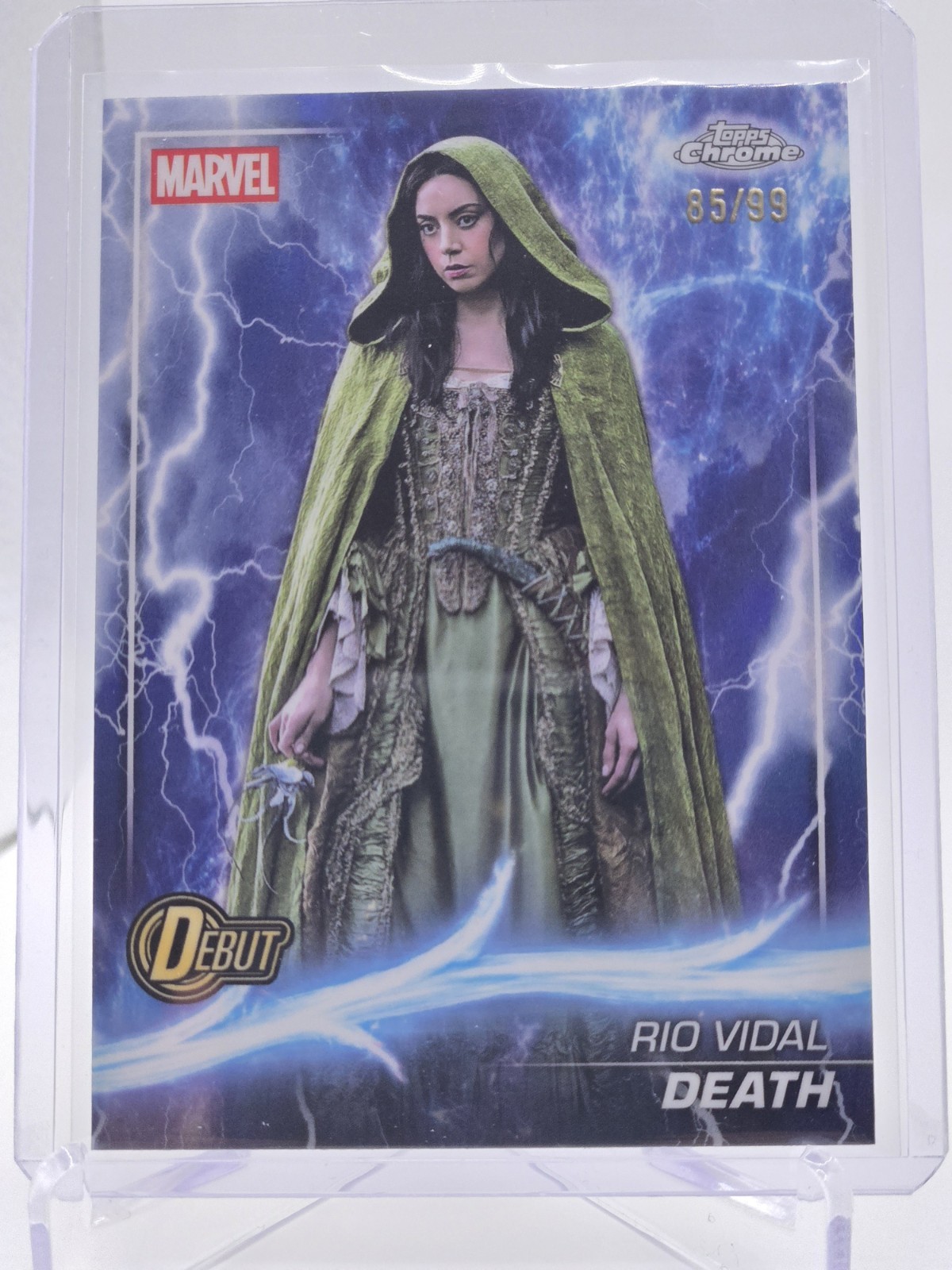 2025 Topps Marvel Chrome Rio Vidal DEATH Debutto Thor Rifrattore /99 AgathaAllAlong