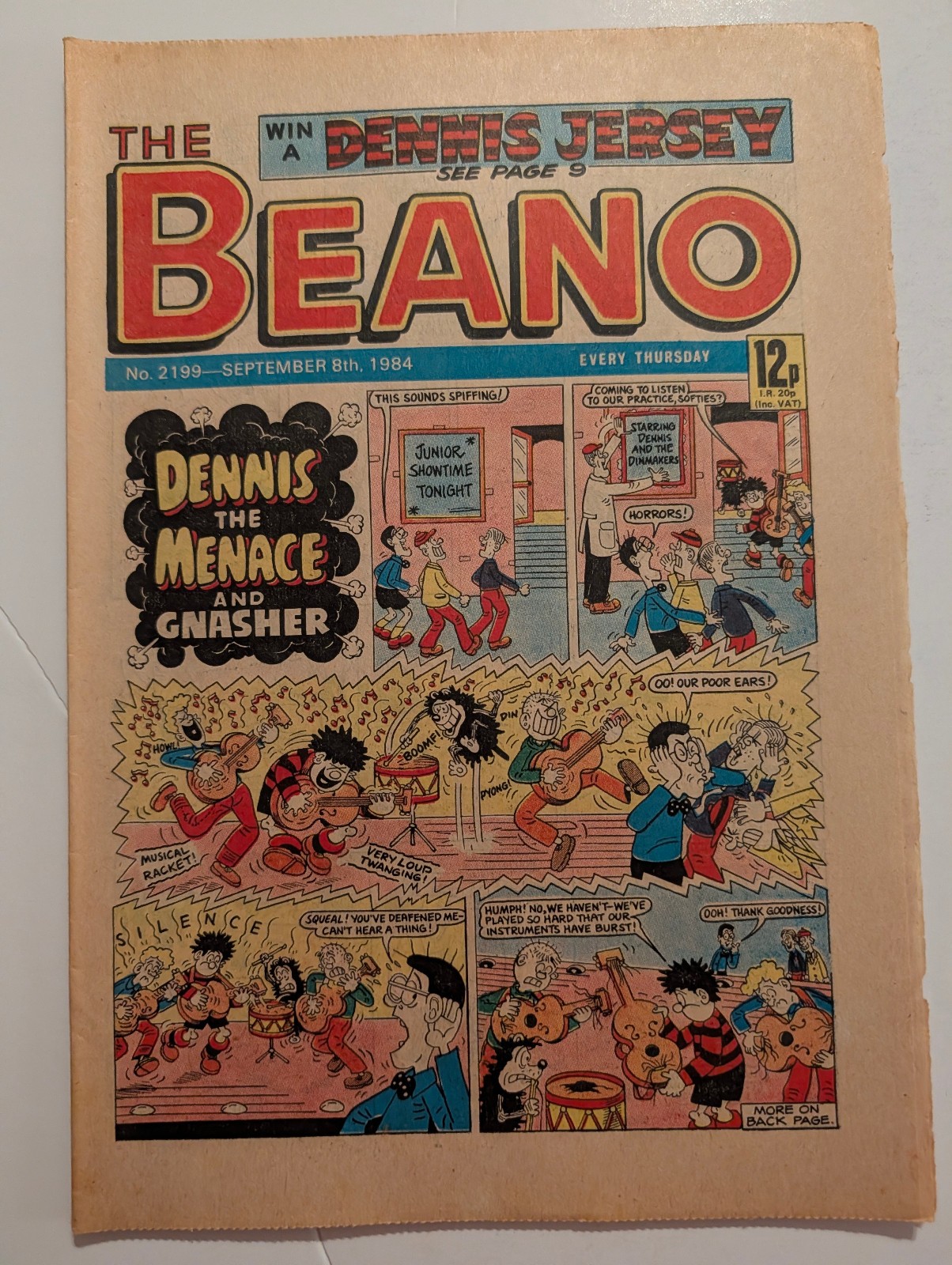 Beano Comic No 2199, September 8th 1984.