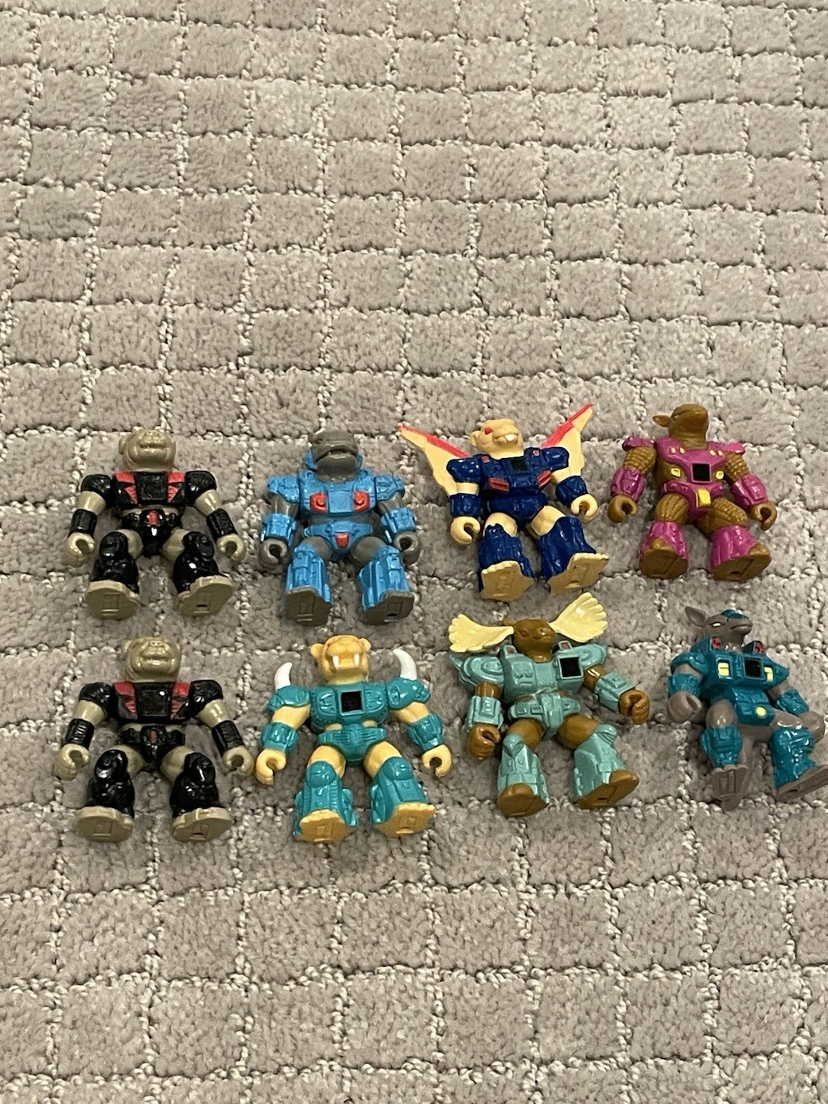 Lotto di 8 figurine Battle Beasts Hasbro vintage 1987 anni 80