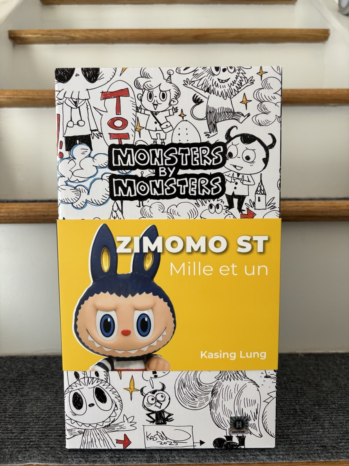 Zimomo Labubu ST Mille ET Un Figure Mostri 10° Anniversario Esclusiva IN MANO