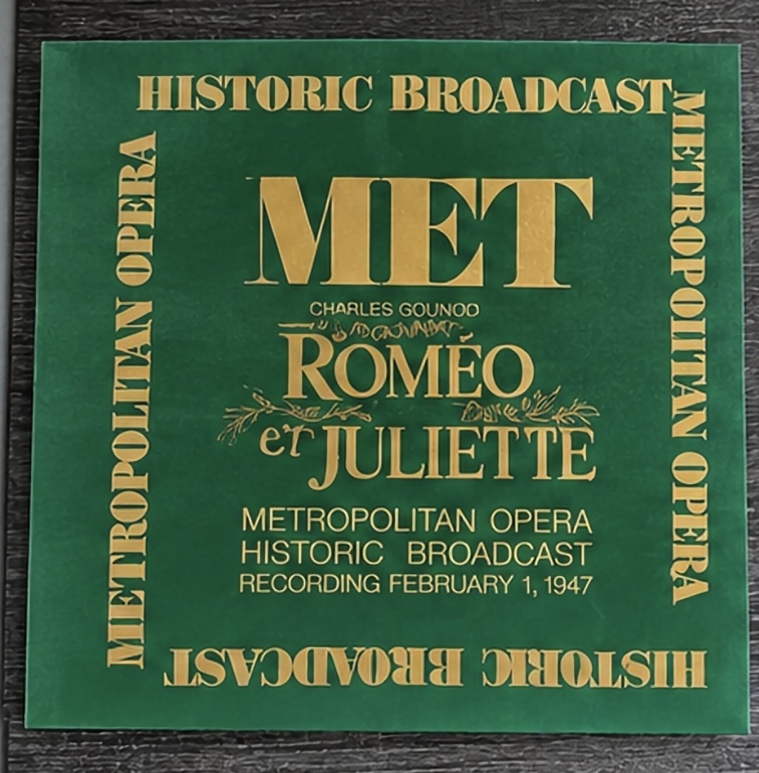 SEALED Met Historic Broadcast Gounod ROMEO ET JULIETTE 3-LP Box Set 1947/1983...