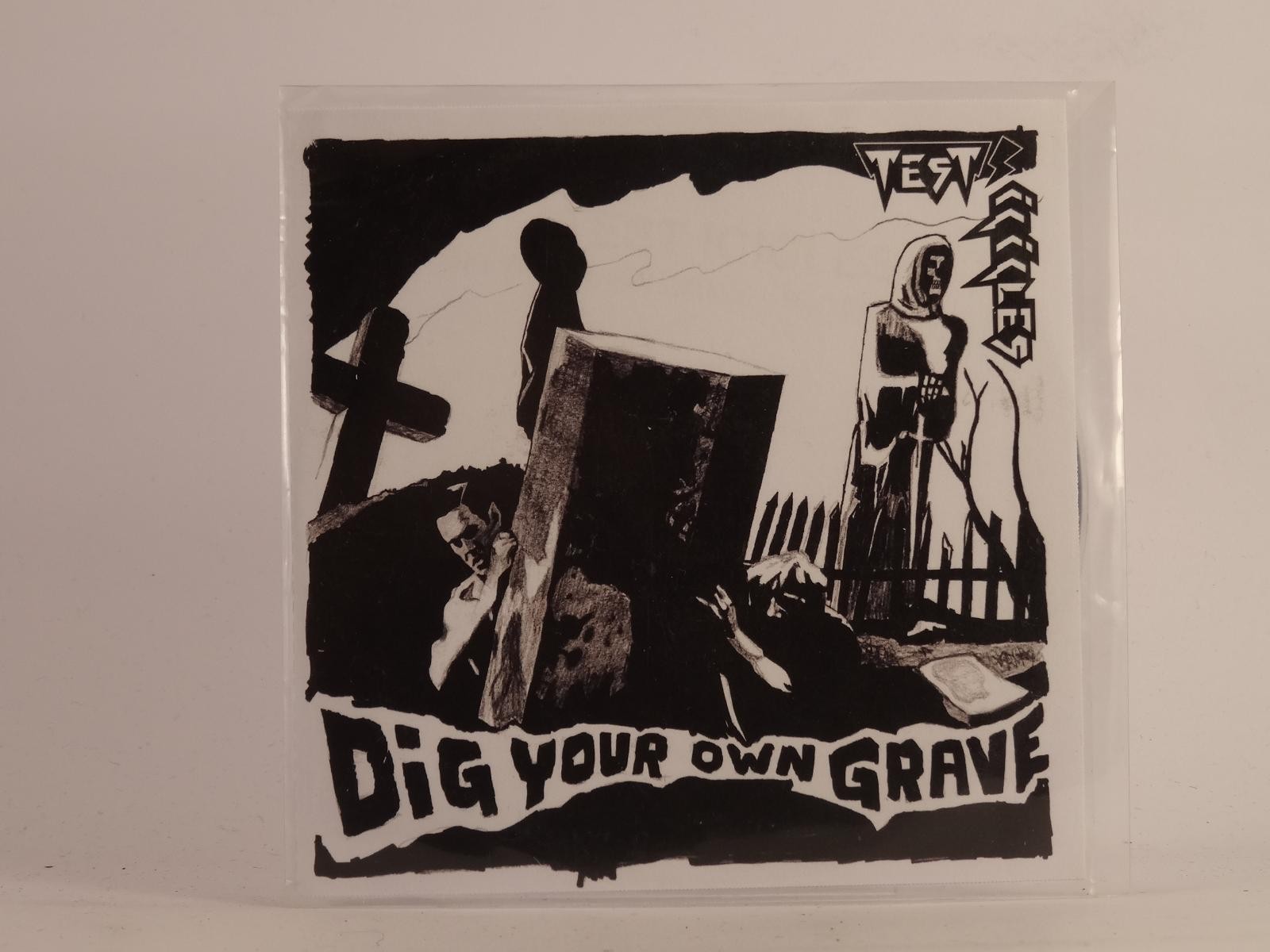 TEST-ICICLES DIG YOUR OWN GRAVE (E75) 4 Track Promo CD Single plus Picture Sleev