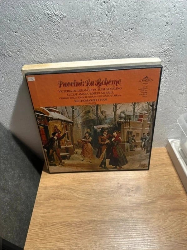 Puccini La Bohème Vinyl LP – Sir Thomas Beecham Oper