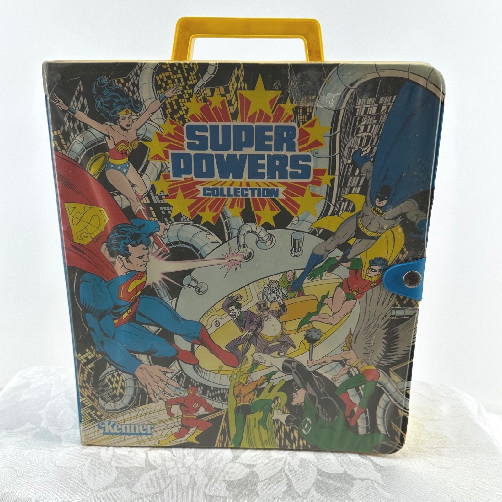 Kenner Super Powers Collection Action Figure Case Yellow Good DC Comics Vol 1