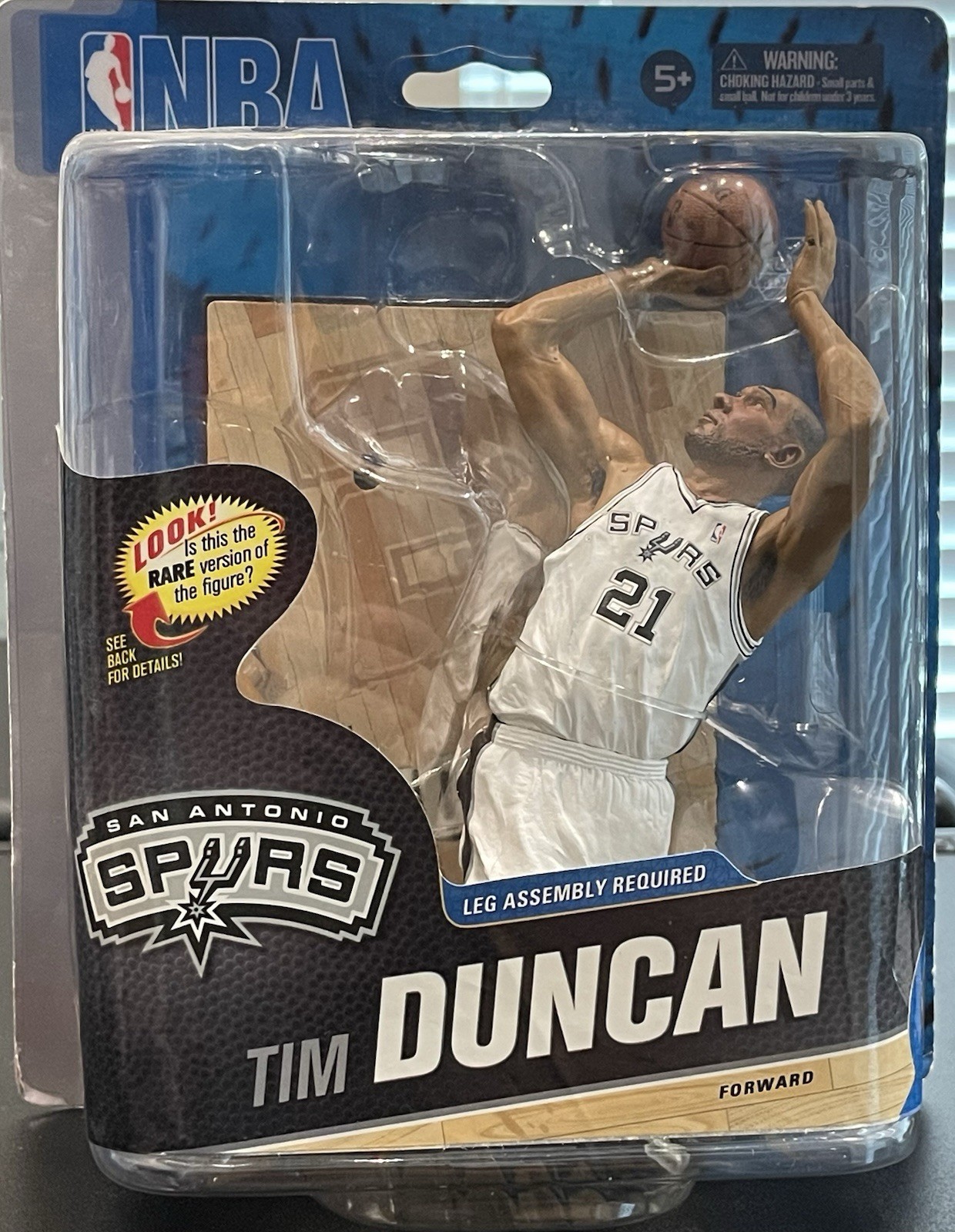 McFarlane NBA Series 24 Tim Duncan San Antonio Spurs Edizione Limitata 118/750.