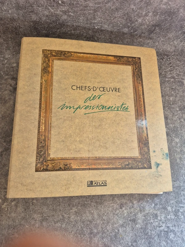 Classeur classeur d art Les chefs d oeuvre des impressionnistes Editions Atlas
