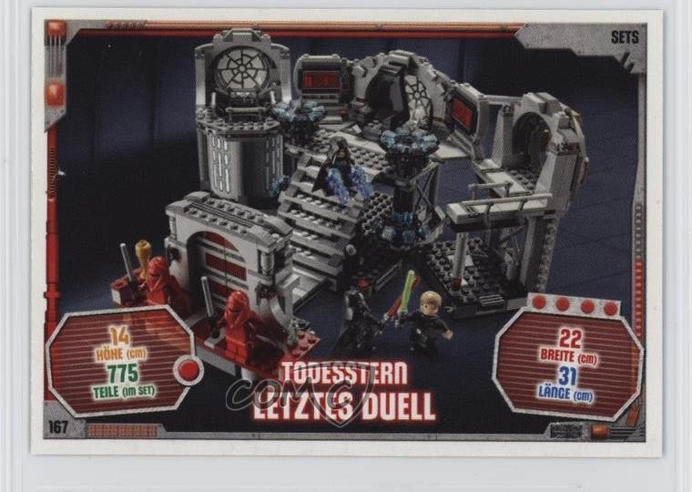 Collezione carte collezionabili Lego Star Wars 2022 #167 07qw