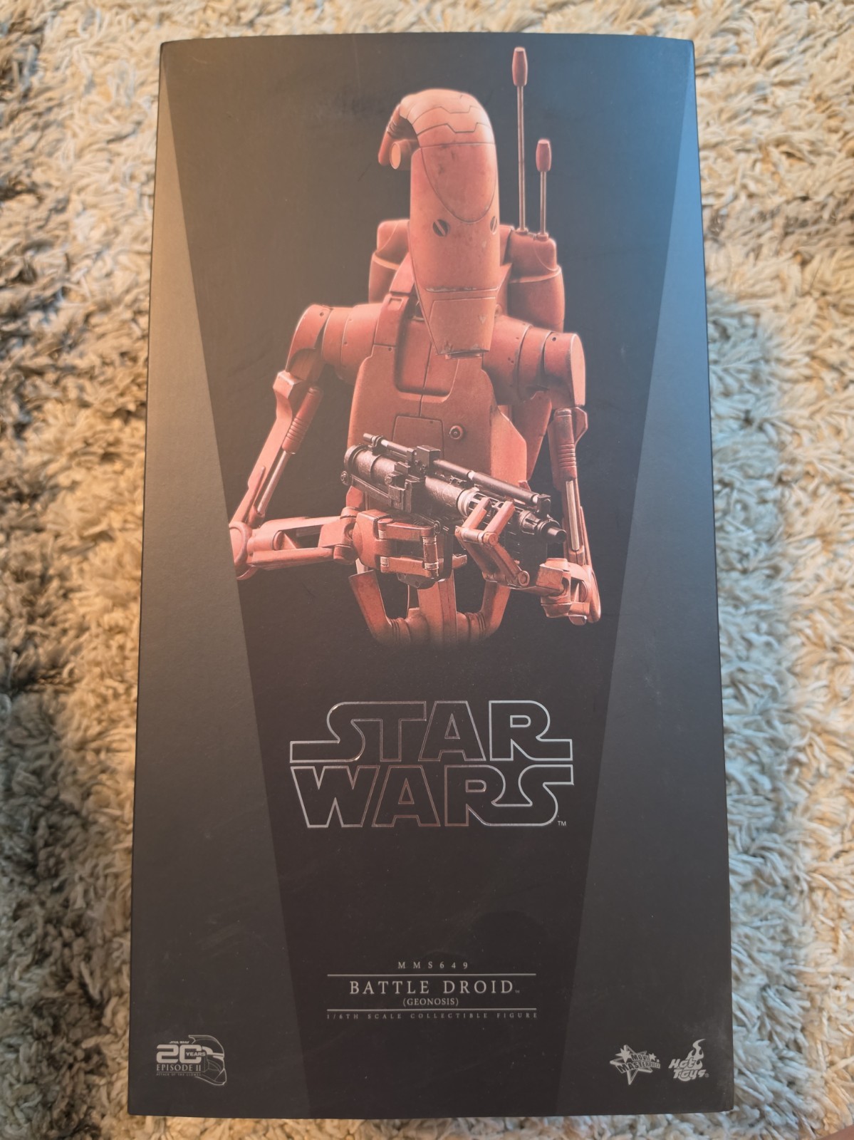 Hot Toys Ht 1/6 Mms 649 Droide da Battaglia Star Wars Episodio II Azione - MMS649