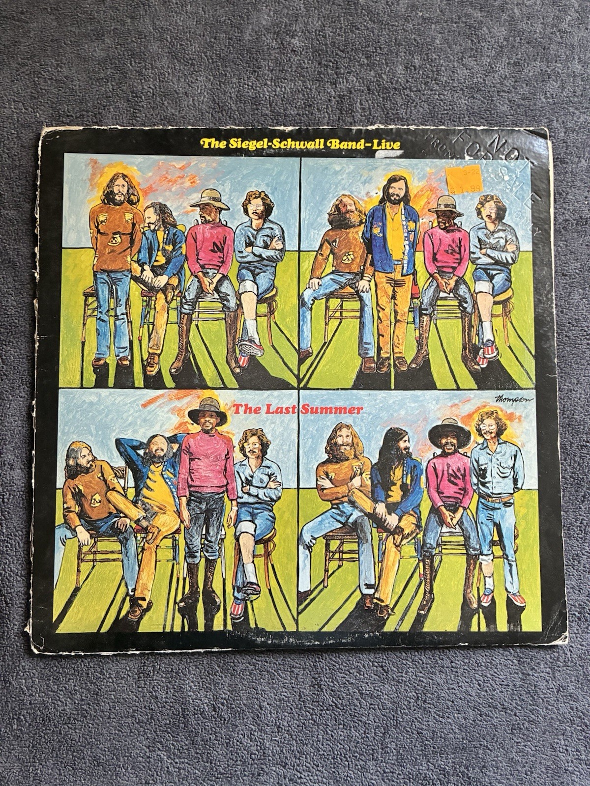 Siegel-Schwall Band–The Last Summer (Live) 1974 Wooden Nickel Viny In Wrap NM