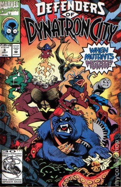 Defenders of Dynatron City #6 FN 1992 Immagine Stock