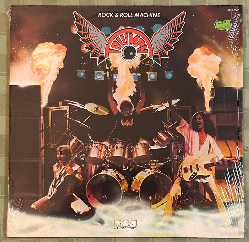 Triumph Rock & Roll Machine - Vinyl RCA – AFL1-2982 Shrink Price Tag Wally 2X