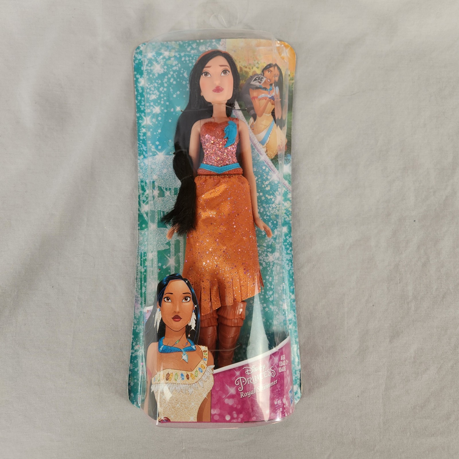 Bambola Disney Princess Royal Shimmer Pocahontas nuova in confezione