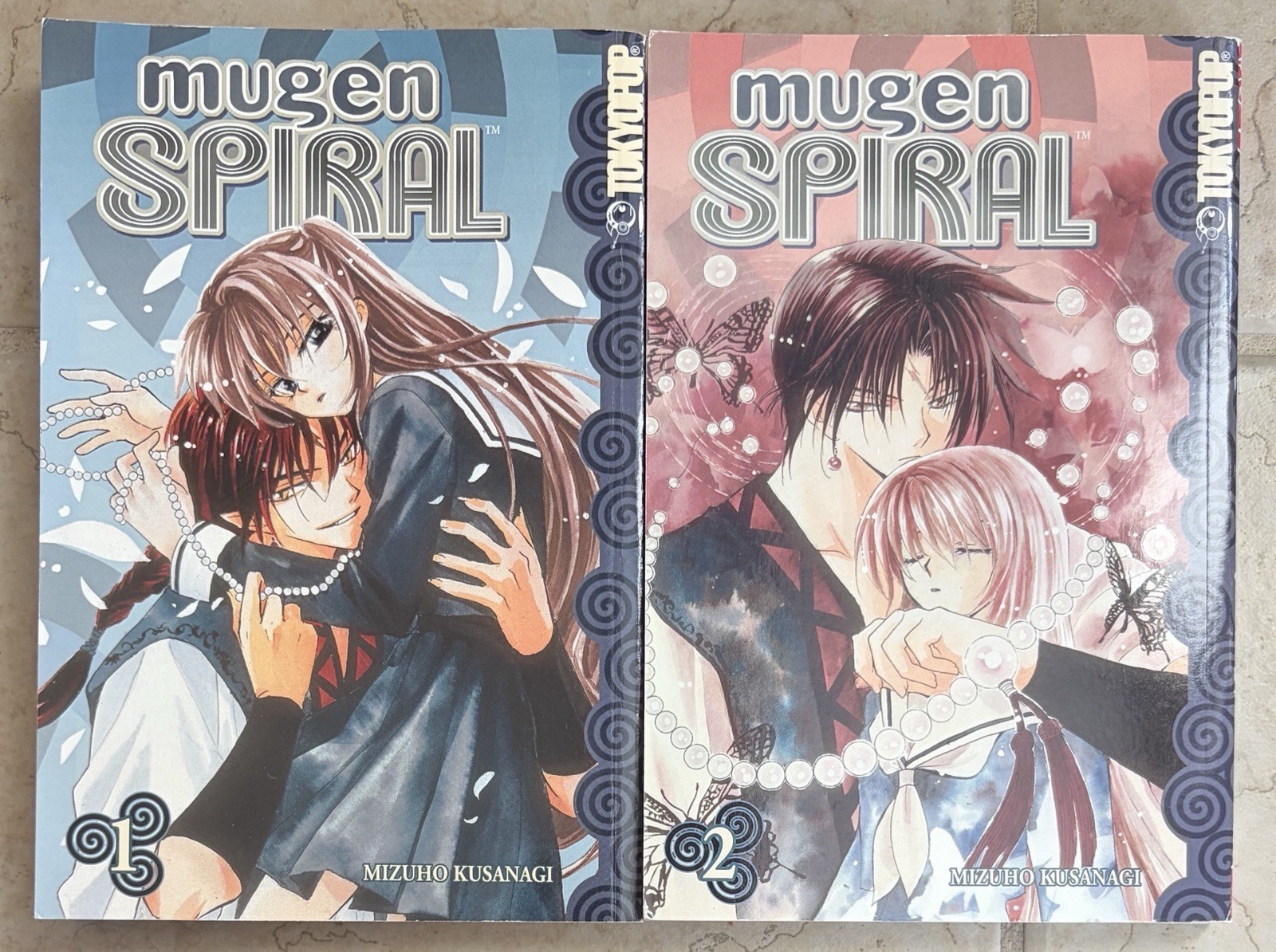 Mugen Spiral Vols 1-2 set completo manga inglese Tokyopop di Mizuho Kusanagi