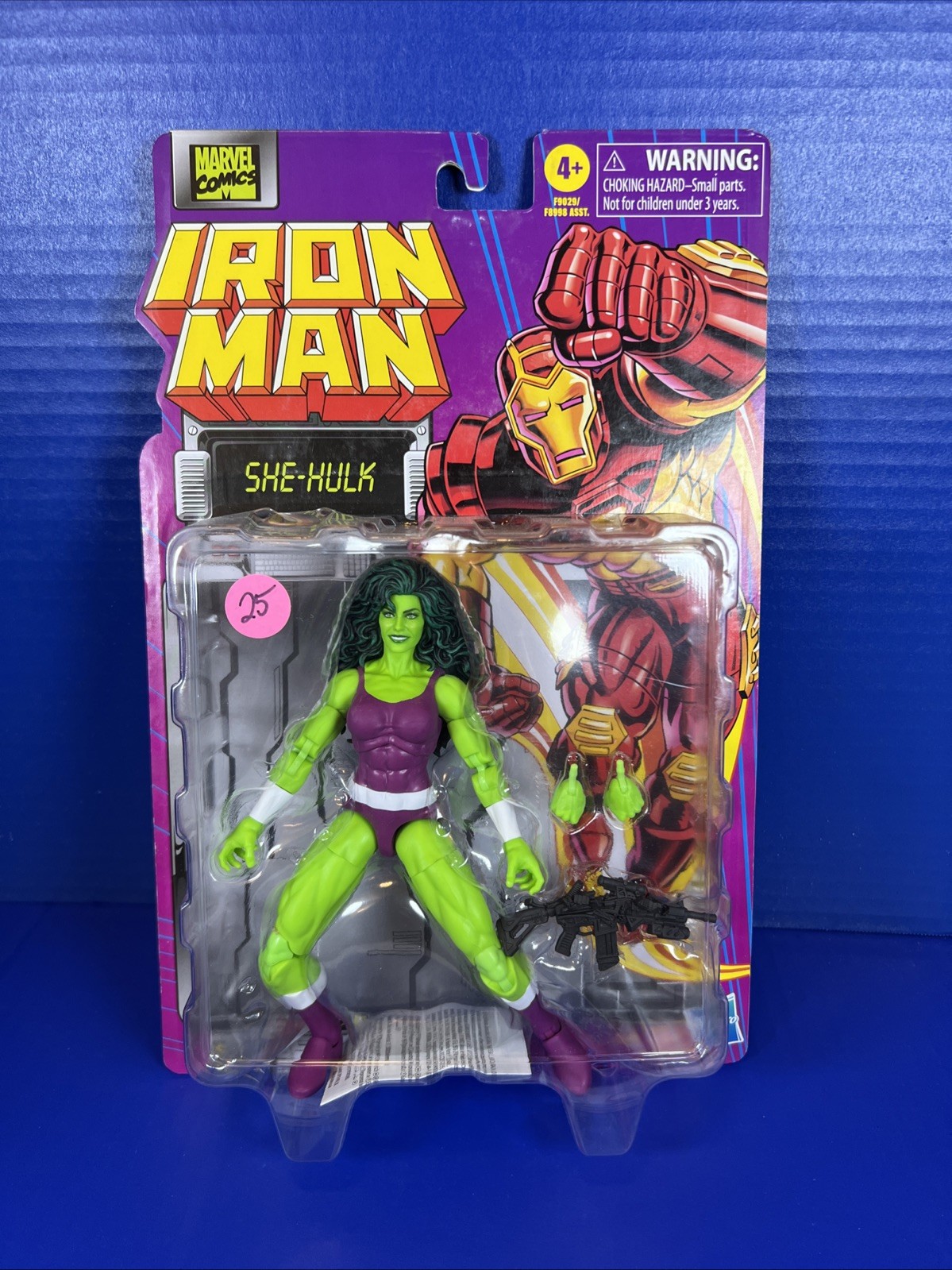 Marvel Legends Retro Iron Man Series Modellino She-Hulk Marvel Comics Nuovo