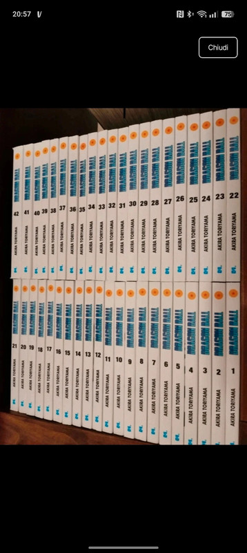 Akira Toriyama "Dragonball" edizione gazzetta, manga completo in italiano