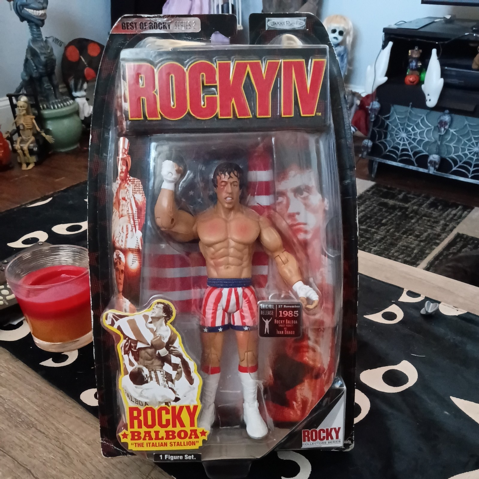 Rocky IV 4 Jakks Pacific Rocky Balboa Vs Drago Pre-Fight Gear 2007 Figure