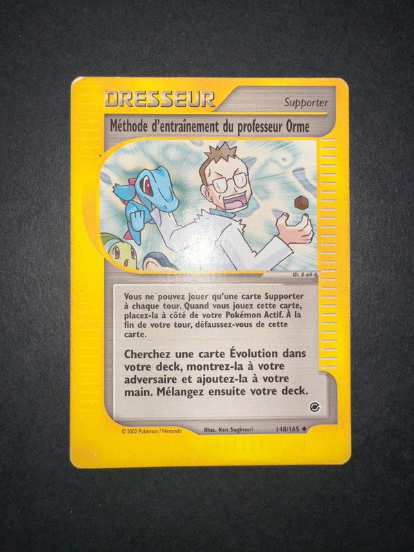 Carte Pokémon Méthode d’Entrainement du Professeur Orme 148/165 Expédition Wizards