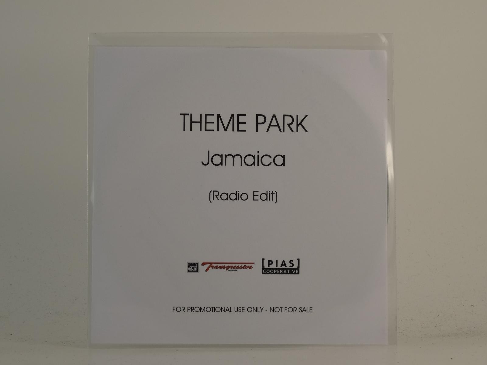 THEME PARK JAMAICA (H1) 1 Track Promo CD Single including White Sleeve TRANSGRES