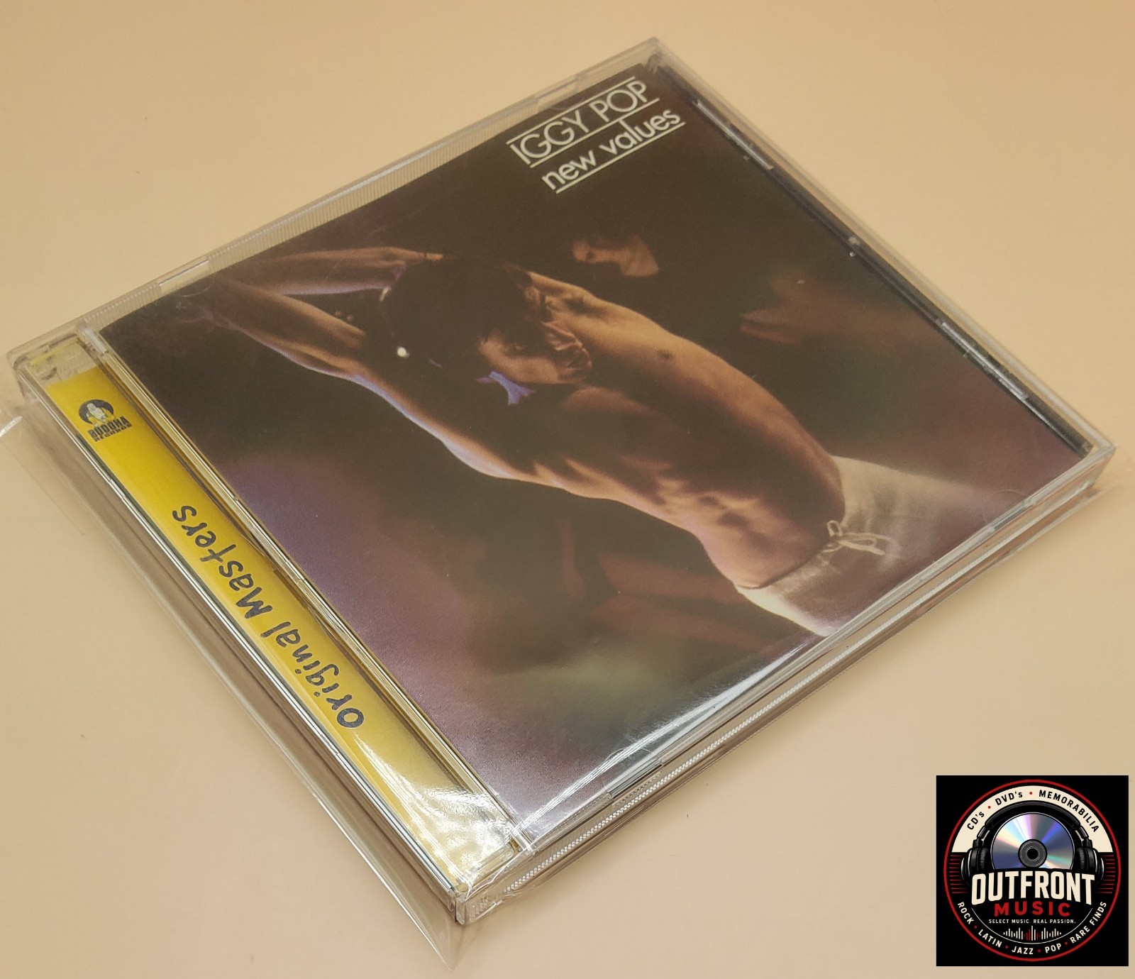 Iggy Pop New Values CD 2000 Buddha Original Masters Remastered Bonus Tracks