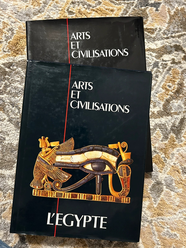Lot 2 livres Arts et Civilisations – Rome & L’Égypte – Artis-Historia