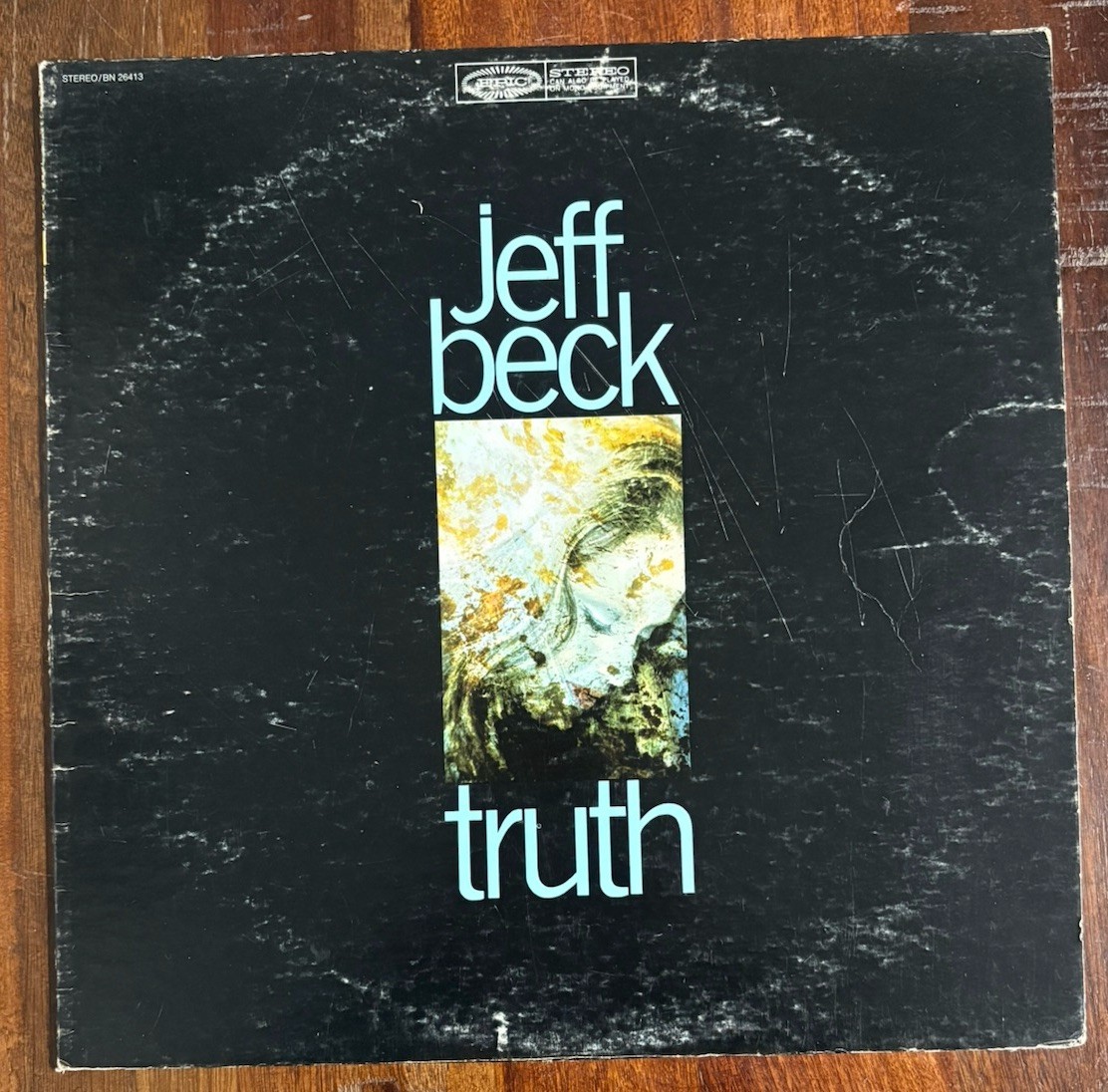 Jeff Beck: Truth First Press Epic BN 26413 Yellow Label (1968) W Rod Stewart
