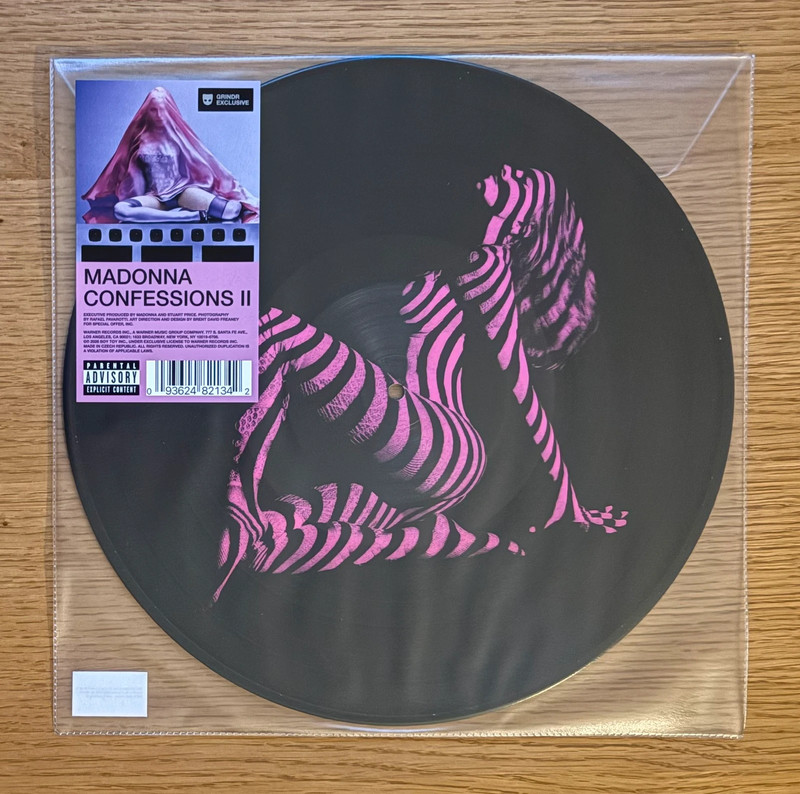 madonna - confessions - album vinyle picture disc