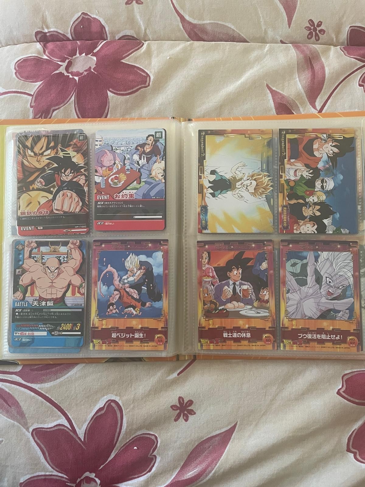 Lot 142 Cartes Dragon Ball Z GT Carddass + Classeur Officiel Bandai Import Japon