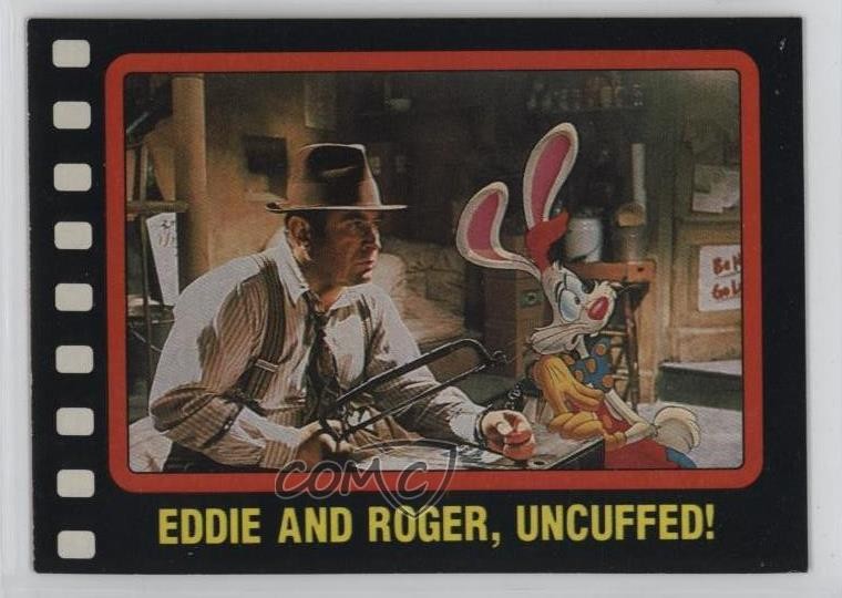 1987 Topps Who framed Roger Rabbit Eddie and Roger Uncuffed! #63 10ou