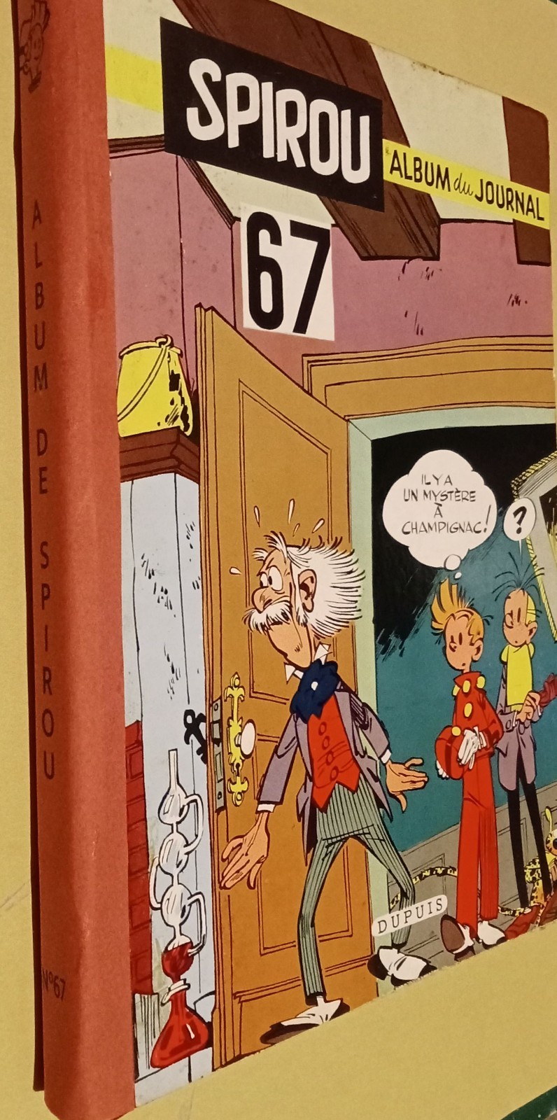 SPIROU recueil n ° 67 de 1958 . Couverture de André Franquin.