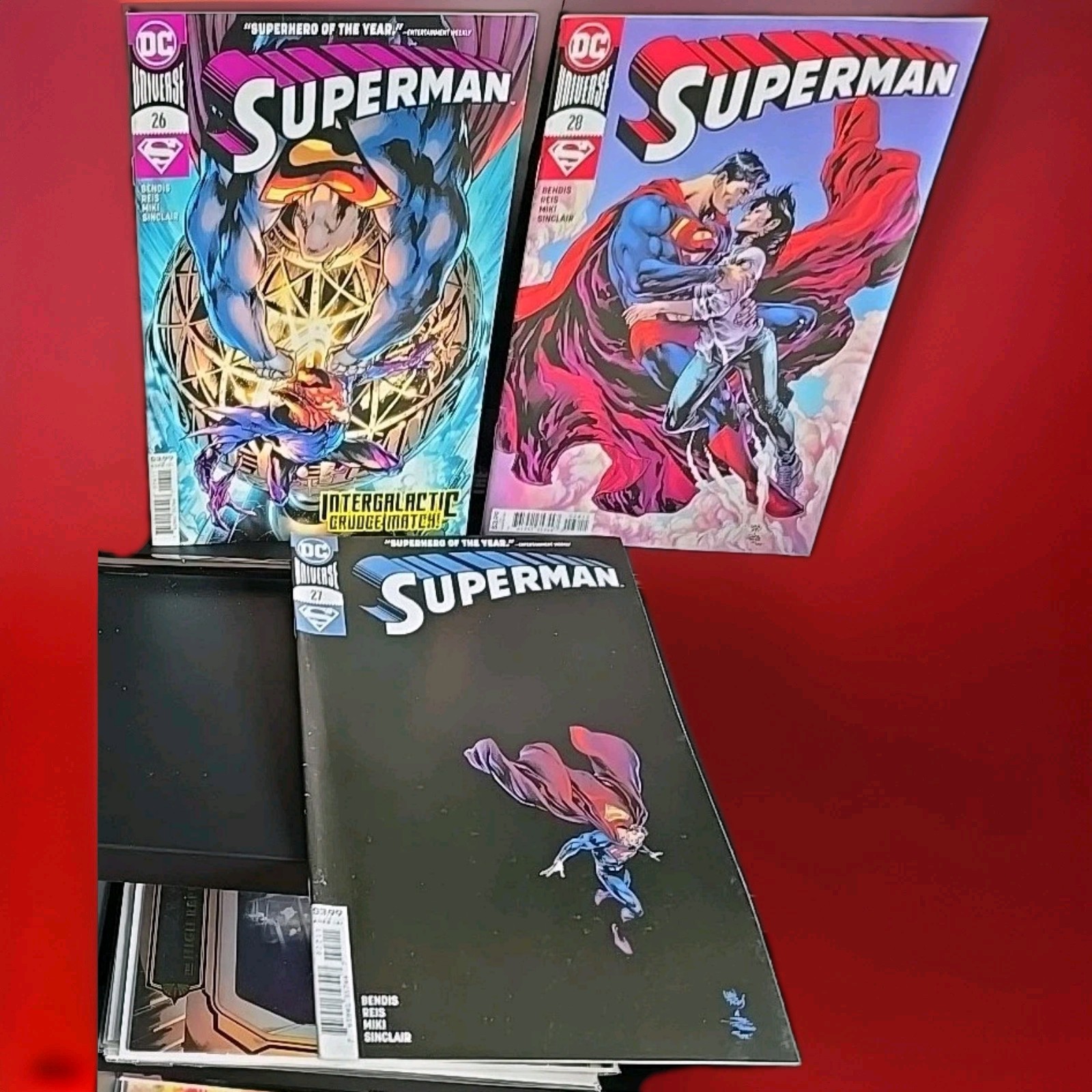 DC COMICS SUPERMAN #26 #27 #28 1ST PRINTS *A COVERs DC COMIC BOOK LOT x3 [NM-] 