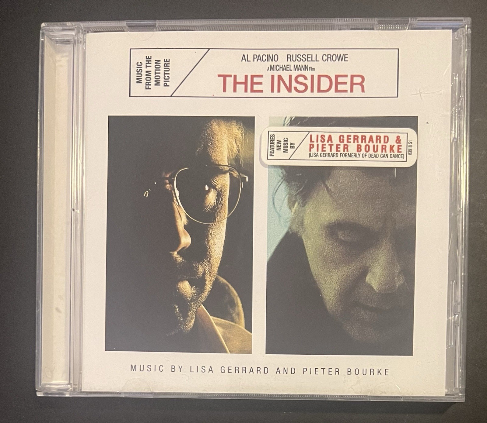 ‘The Insider’ Soundtrack by Lisa Gerrard from Dead Can Dance (1999 CD Columbia)