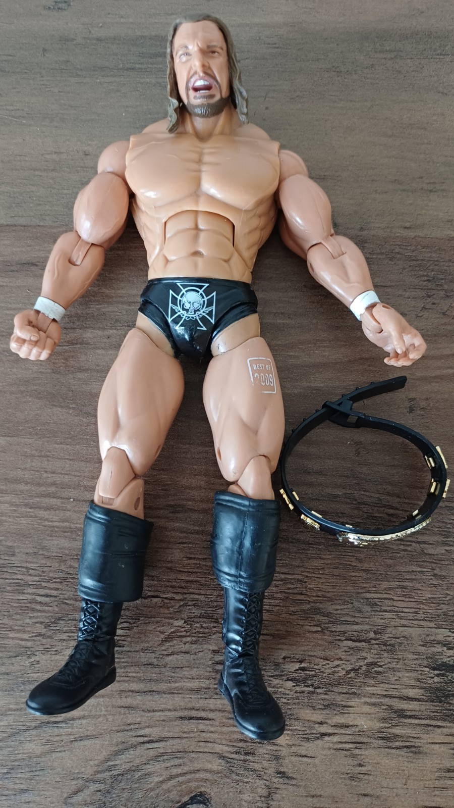 Jakks Pacific WWE Deluxe Aggression Best of 2009 Triple H Figure with Belt