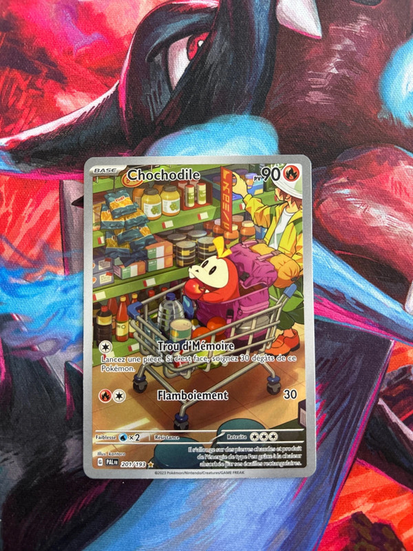 Carte Pokémon Chochodile AR 201/193 Évolutions à Paldea NM
