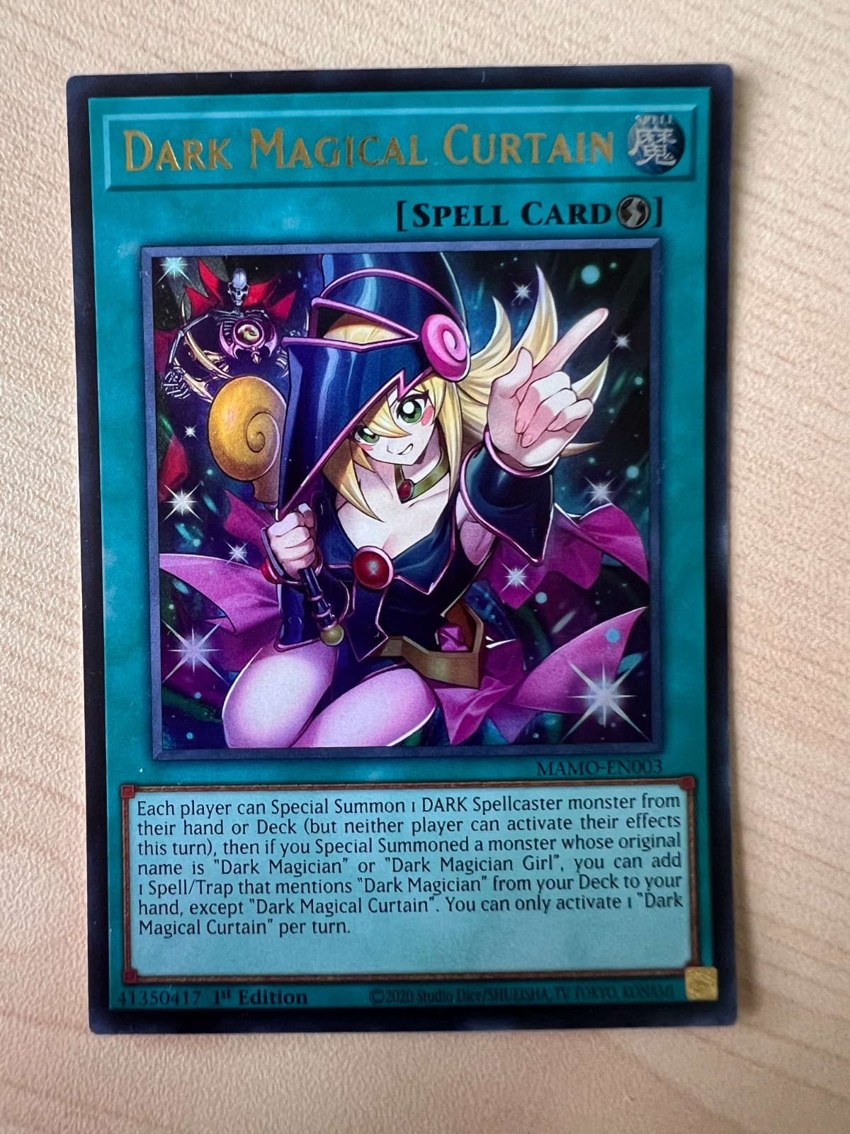Yugioh Tenda Magica Oscura MAMO-EN003 Ultra Rara 1° Edizione Near Mint