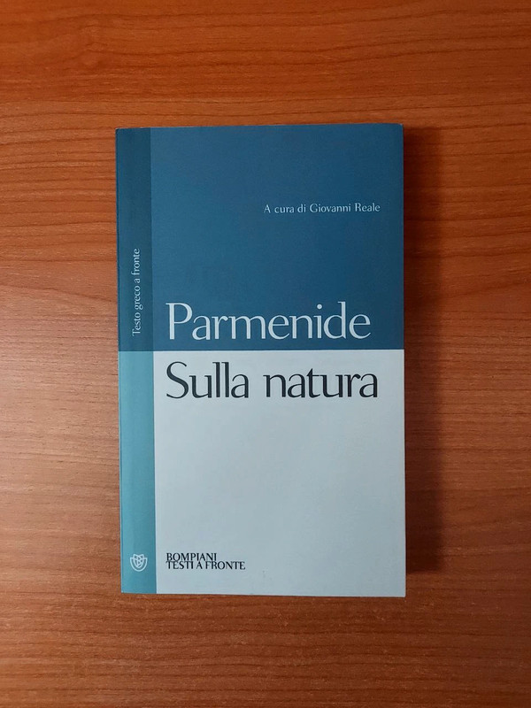 Parmenide - Sulla natura (Bompiani 2001)