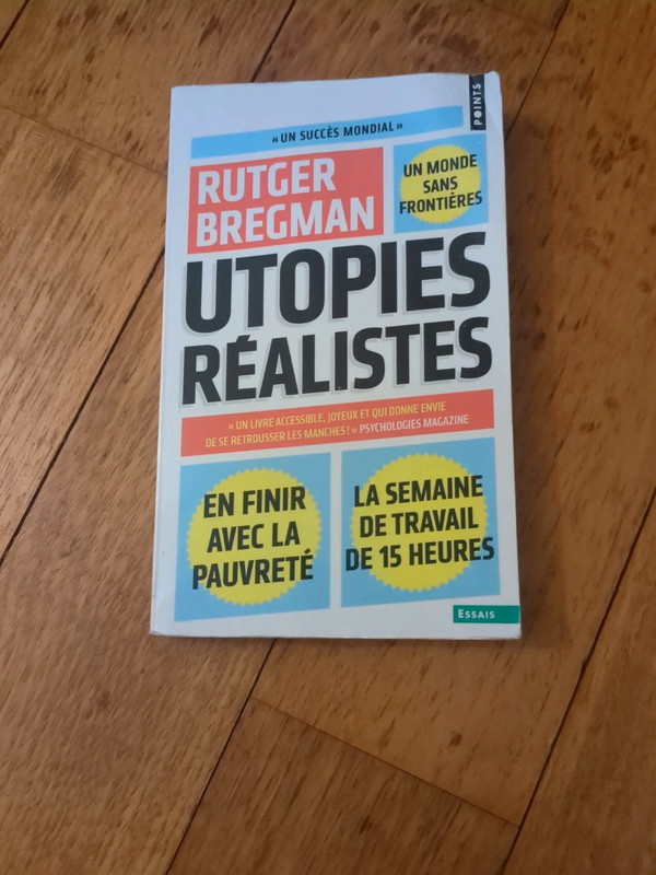 Livre poche - Utopies realistes