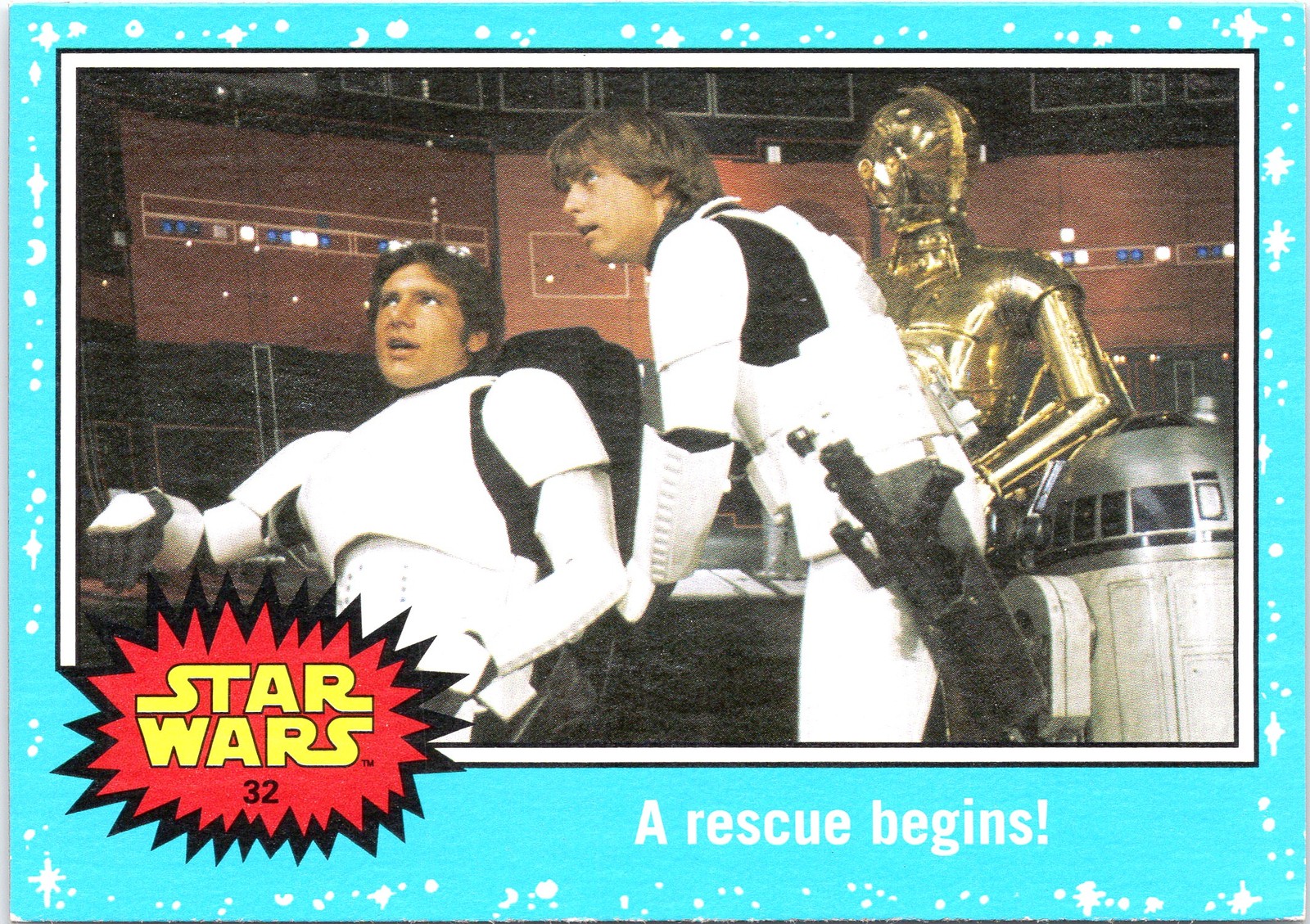 A Rescue Begins! 2015 Topps Journey to Star Wars The Force Awakens #32