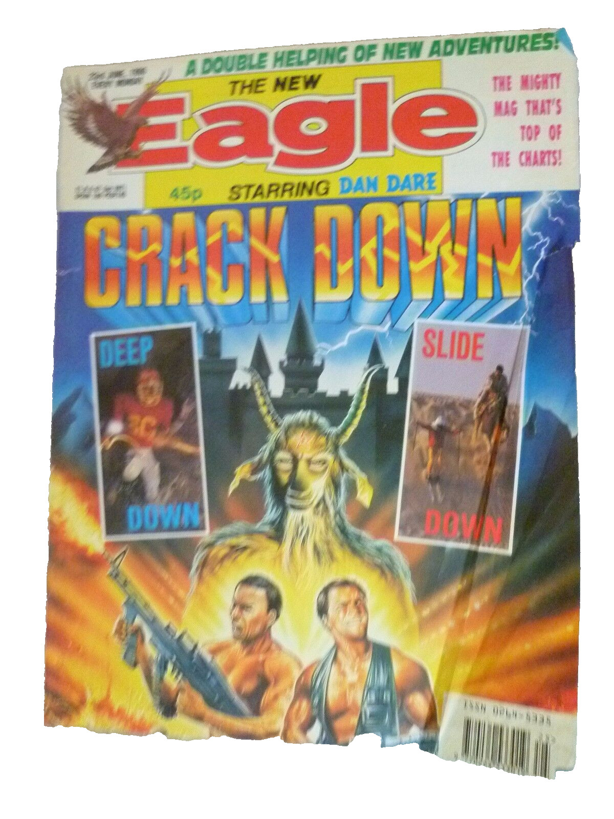Eagle Comic starring Dan Dare 23rd June 1990- Submersible PC1202