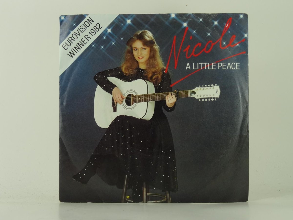 NICOLE A LITTLE PEACE (62) 2 Track 7" Single including Picture Sleeve CBS RECORD