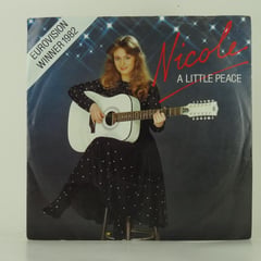 NICOLE A LITTLE PEACE (62) 2 Track 7" Single including Picture Sleeve CBS RECORD