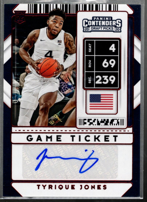 A9008- 2020-21 Contenders Schizzi Picks Gioco Biglietto Rosso #118 Tyrique Jones